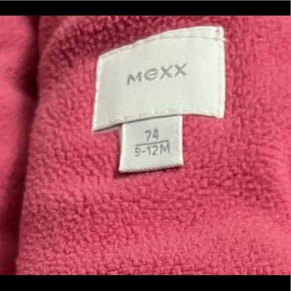 ☃️💖 MEXX Pink Paisley Snow suit Baby 9-12 months VGUC - Picture 10 of 11